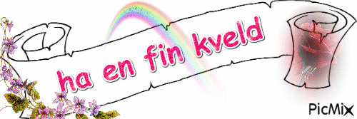 fin kveld - Δωρεάν κινούμενο GIF