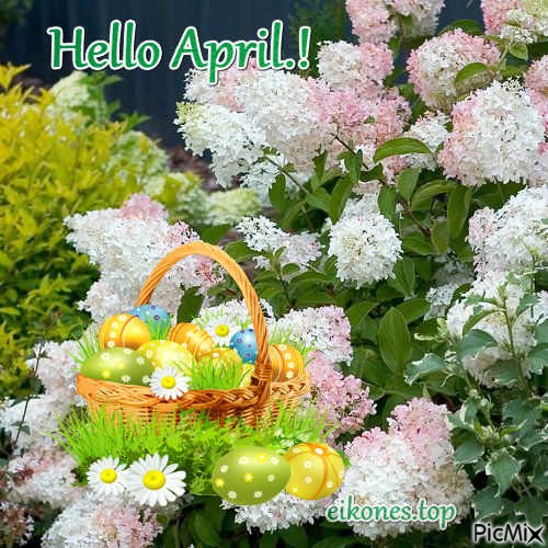 Hello April - kostenlos png