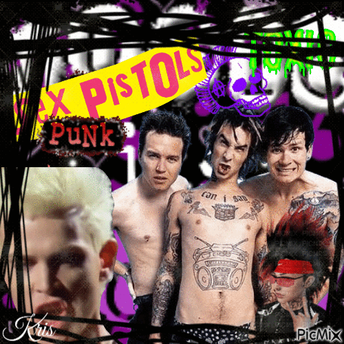 Sex Pistols Punk - GIF เคลื่อนไหวฟรี