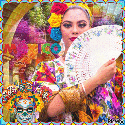 Mexican girl - Darmowy animowany GIF