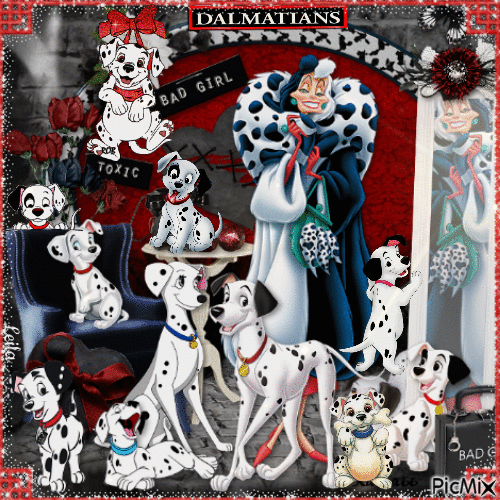 101 Dalmatians. Disney - Zdarma animovaný GIF