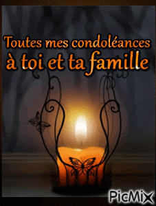 Condoléances - Безплатен анимиран GIF