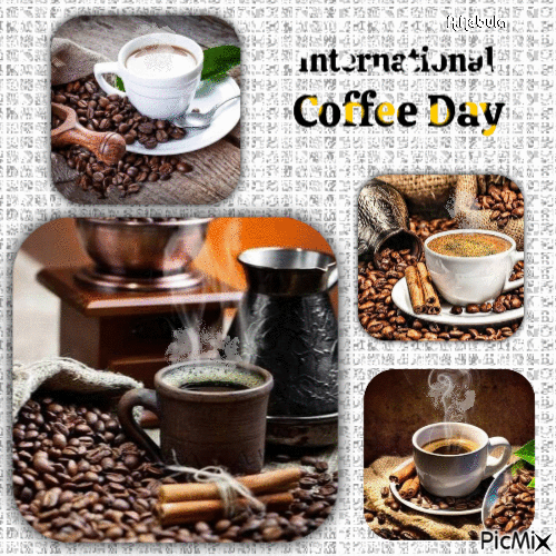 International Coffee Day - contest - GIF เคลื่อนไหวฟรี