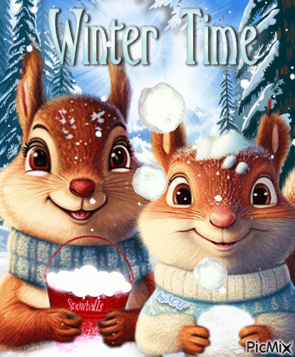 Winter Time - Free animated GIF
