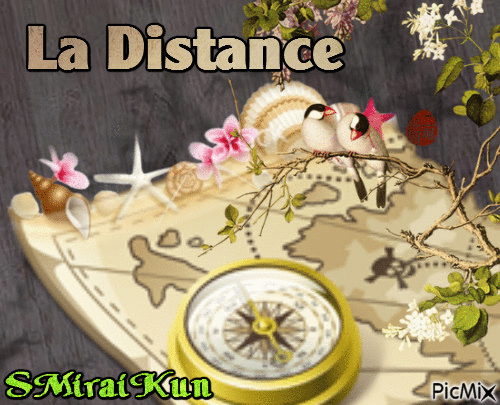 La distance - Nemokamas animacinis gif