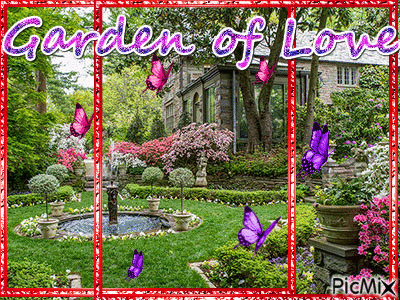 Garden Of Love - GIF animé gratuit