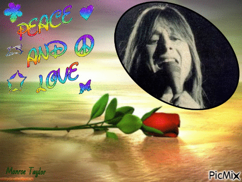 Steve Perry jPeace and Love - Free animated GIF