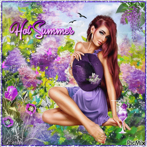 Hot Summer - Besplatni animirani GIF
