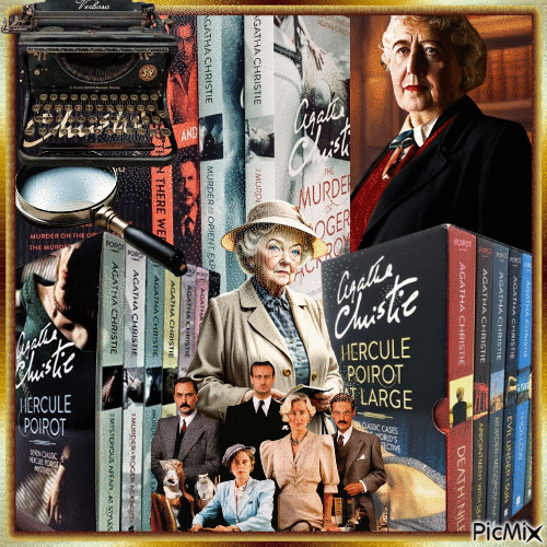 Agatha Christie - GIF animasi gratis