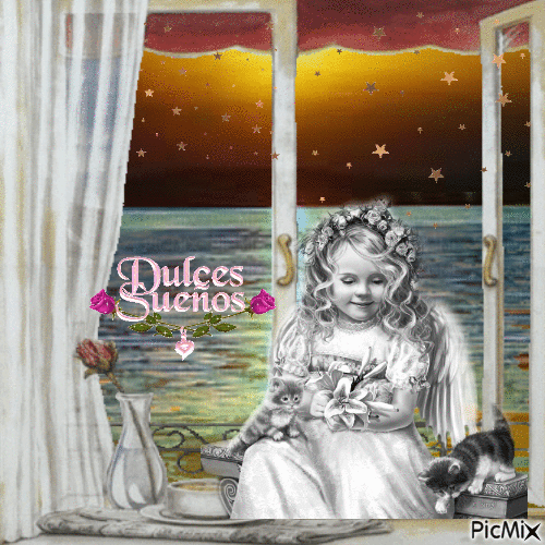 Dulces sueños - Бесплатный анимированный гифка