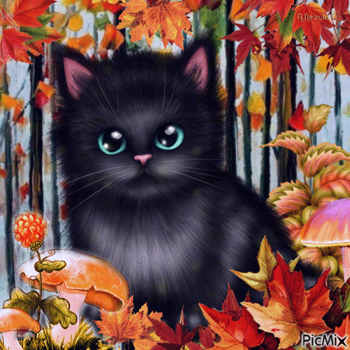 The black cat-contest - GIF animasi gratis