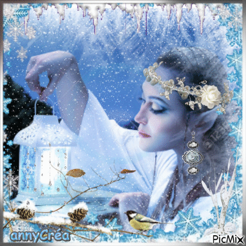 Snow fairy - Besplatni animirani GIF