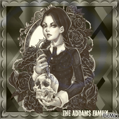 Mercredi Addams - Безплатен анимиран GIF