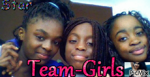 Team-girls - Zdarma animovaný GIF