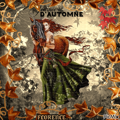 JOURNEE D'AUTOMNE - Бесплатный анимированный гифка