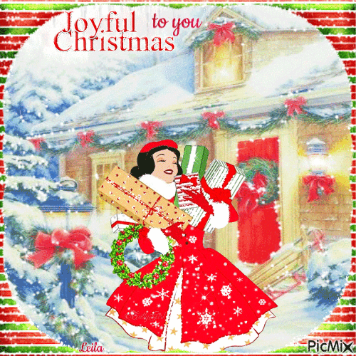 Joyful Christmas to you... - Free animated GIF