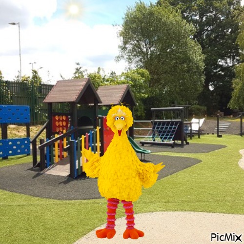 Big Bird playground - gratis png