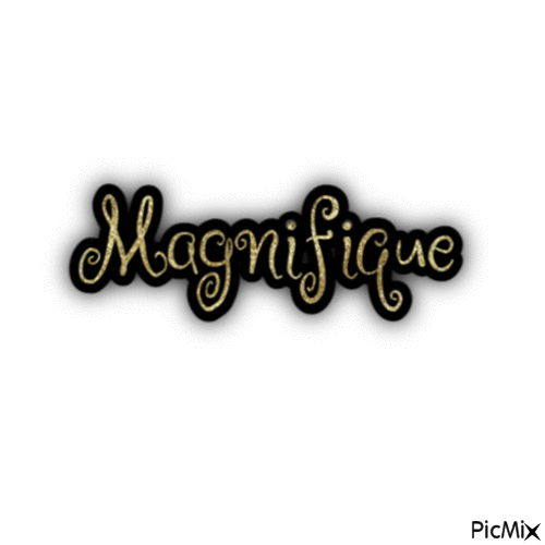 Magnifique - GIF animado gratis