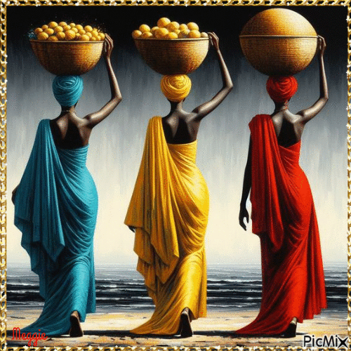 african women - 無料のアニメーション GIF