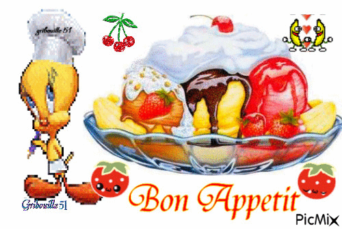 bon appétit - Free animated GIF