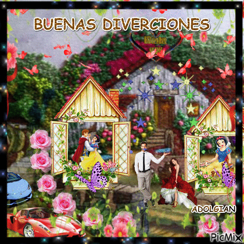 BUENAS DIVERCIONES - Darmowy animowany GIF