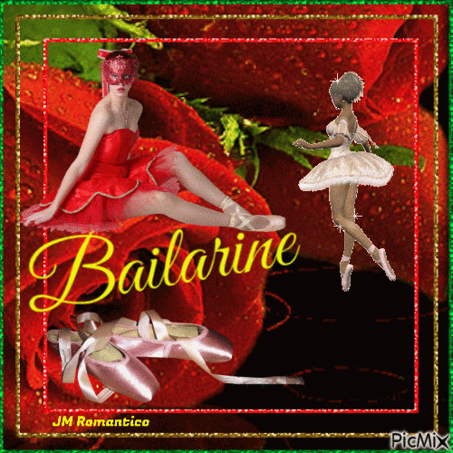 Bailarina - GIF animado grátis