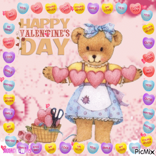 Valentines-bears - GIF animasi gratis