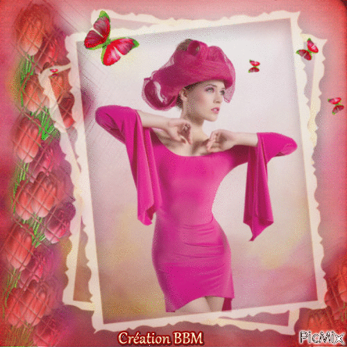 Portrait femme par BBM - Ingyenes animált GIF