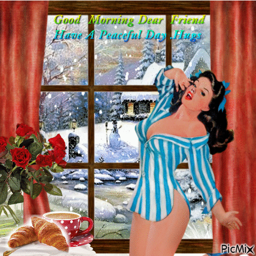 good morning dear friends - Ingyenes animált GIF