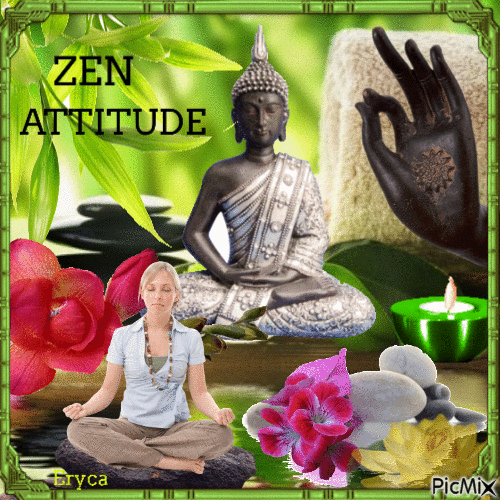 Zen attitude ! - GIF animé gratuit