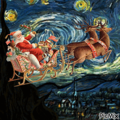 starry starry christmas - Ingyenes animált GIF