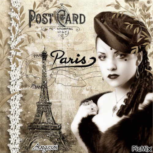 L'élégance à Paris - GIF animate gratis