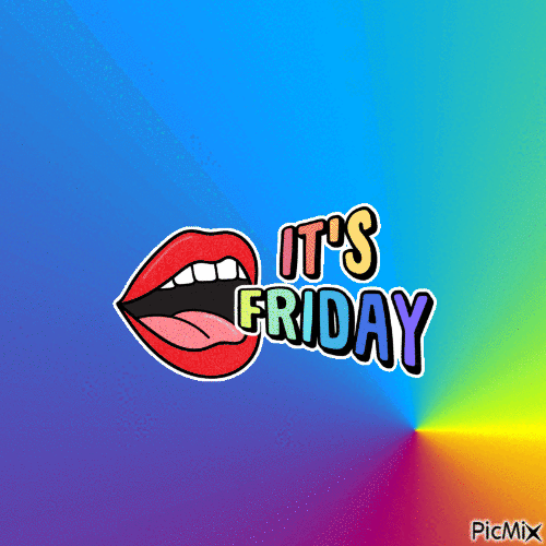 It's Friday - GIF animasi gratis