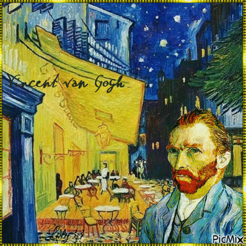 van Gogh - GIF animado grátis