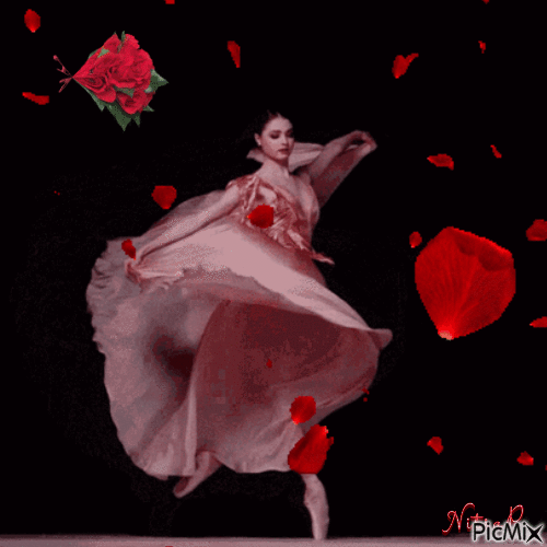 ballerina dance - Бесплатный анимированный гифка