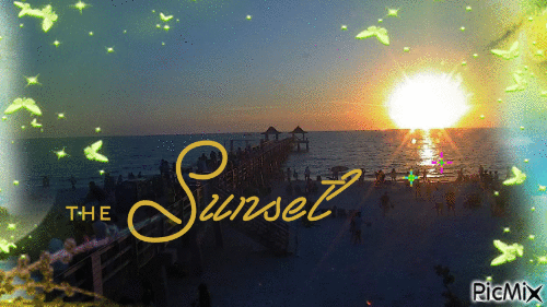Sunset-GIF.  🙂 - Gratis geanimeerde GIF