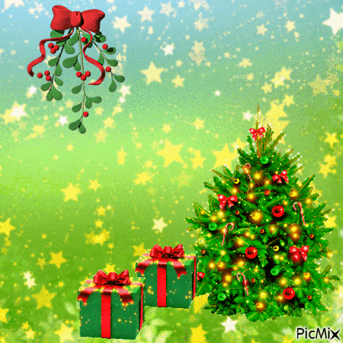 ME/ BG/animated.christmastree.green.idca - Free animated GIF