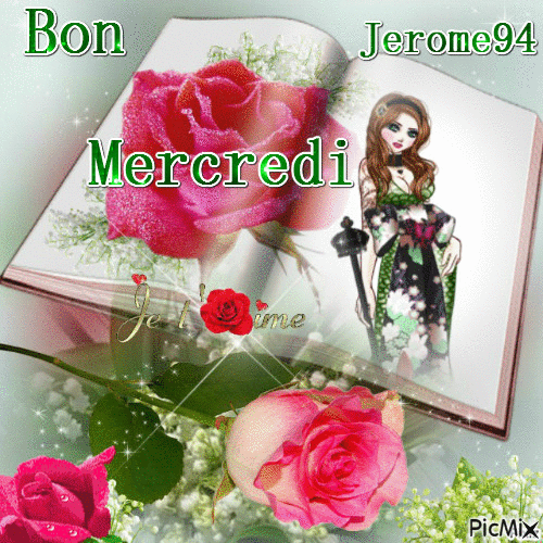 Bon mercredi ♥ Jerome94 - Darmowy animowany GIF