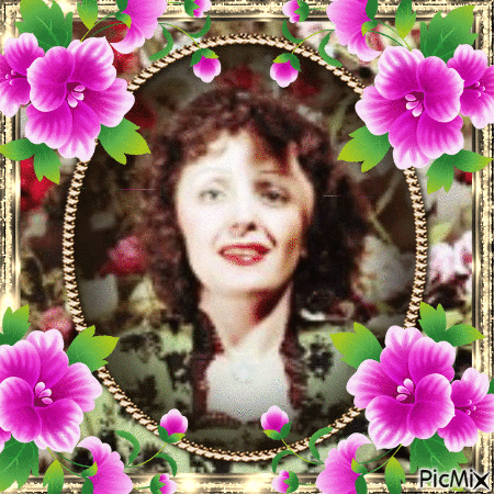 Edith Piaf - GIF animado grátis