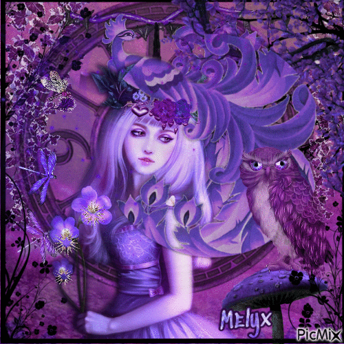le violet est fantaisie - Δωρεάν κινούμενο GIF