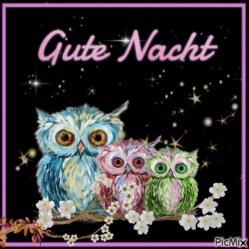 Gute Nacht - Ücretsiz animasyonlu GIF