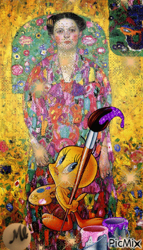 Un poco de Klimt - Darmowy animowany GIF