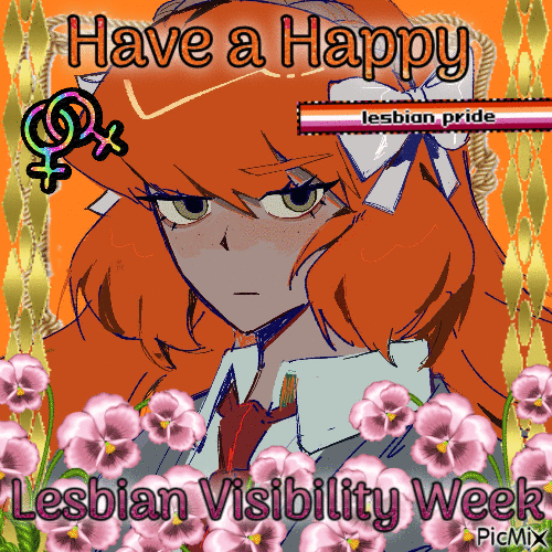 Limbus Lesbian Visibility Week 2 - Free animated GIF
