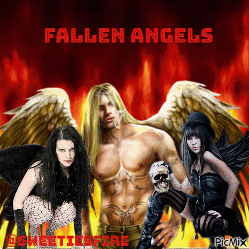 fallen angels - Gratis animeret GIF