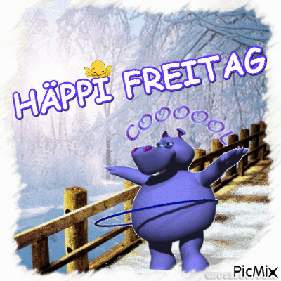 Freitag - Бесплатный анимированный гифка