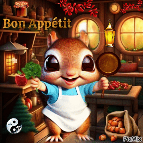✦ Bon appétit - Free animated GIF