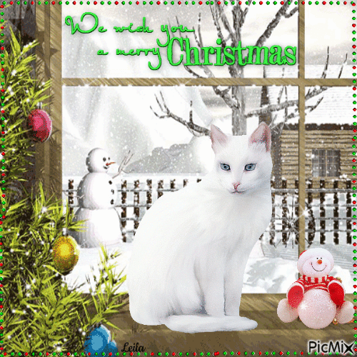 We wish you a Merry Christmas - Nemokamas animacinis gif