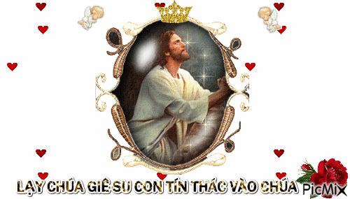 Lạy Chúa Giê Su Con Tín Thác Vào Chúa - Бесплатный анимированный гифка
