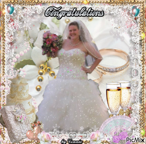 Congratulations Windy on your marriage - Бесплатни анимирани ГИФ
