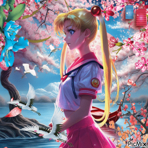Sailor Moon - GIF animé gratuit